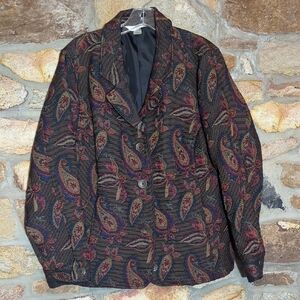 CJ Banks Paisley Patterned Jacket